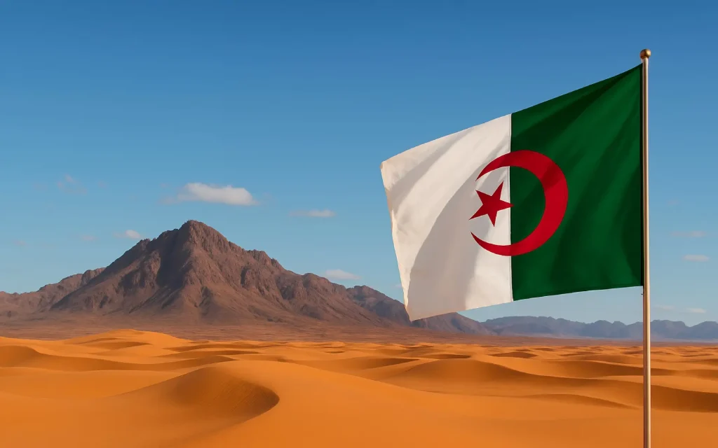 مشهد جزائري يجمع العمارة التقليدية واتساع طبيعة شمال أفريقيا
