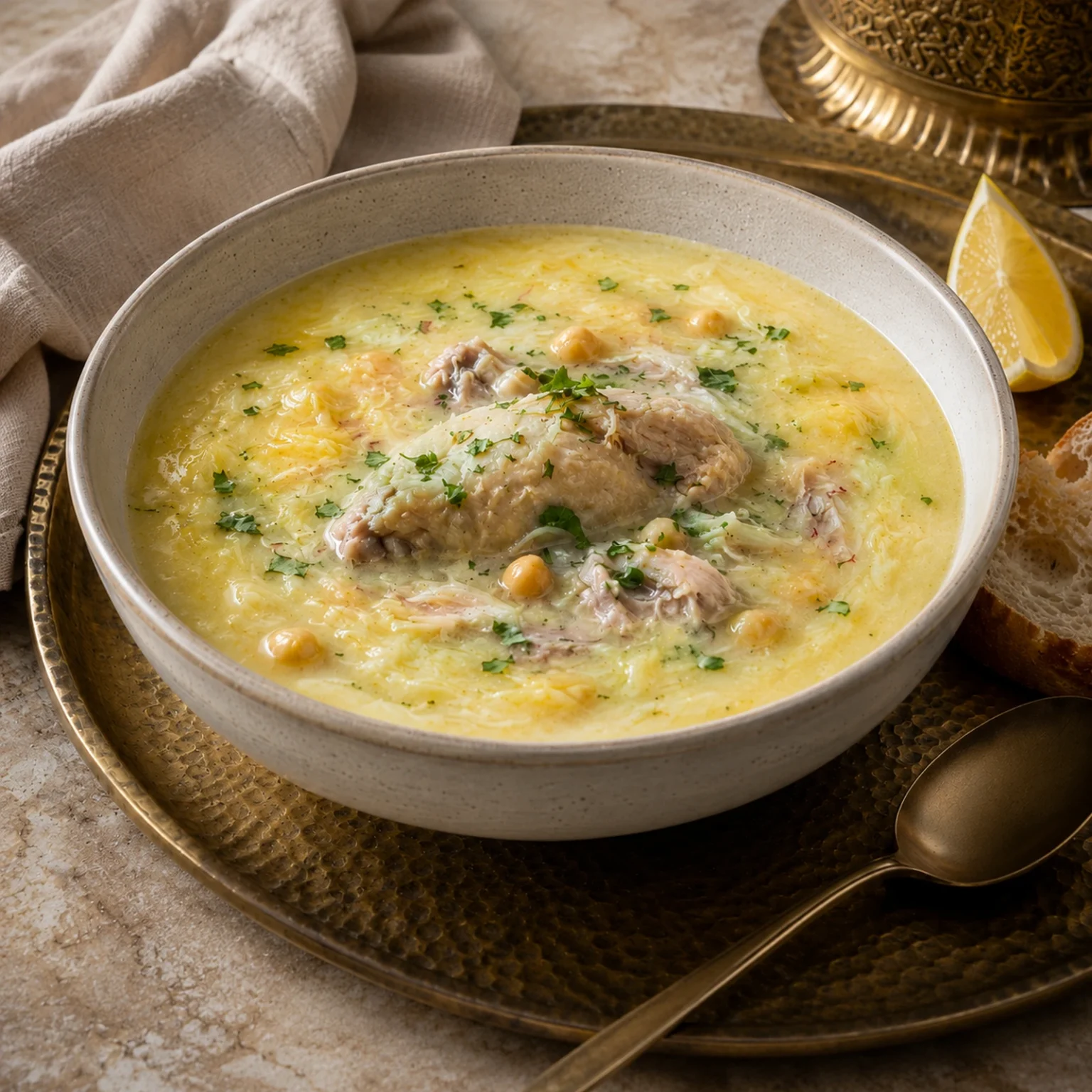 Chorba Beïda mit Huhn