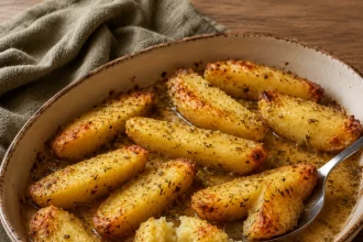 Griechische Ofenkartoffeln mit Zitrone und Oregano