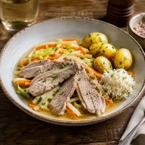 Steirisches Wurzelfleisch mit Schweinefleisch