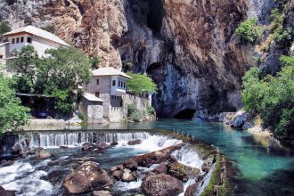 Landschaft eines besonderen Reiseziels abseits klassischer Tourismusrouten