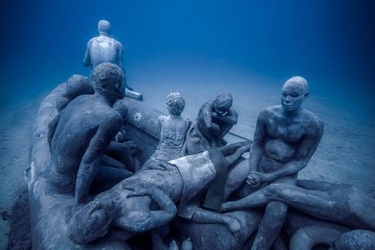 Unterwasserskulpturen des Museo Atlántico vor Lanzarote