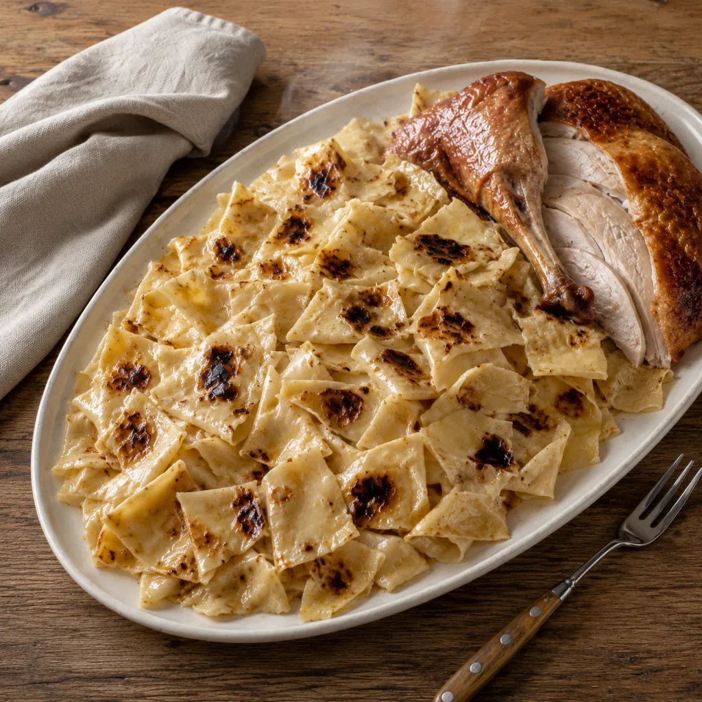 Zagorski mlinci con jugos de ave