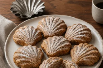Sept biscuits croates aux noix moulés en coquilles