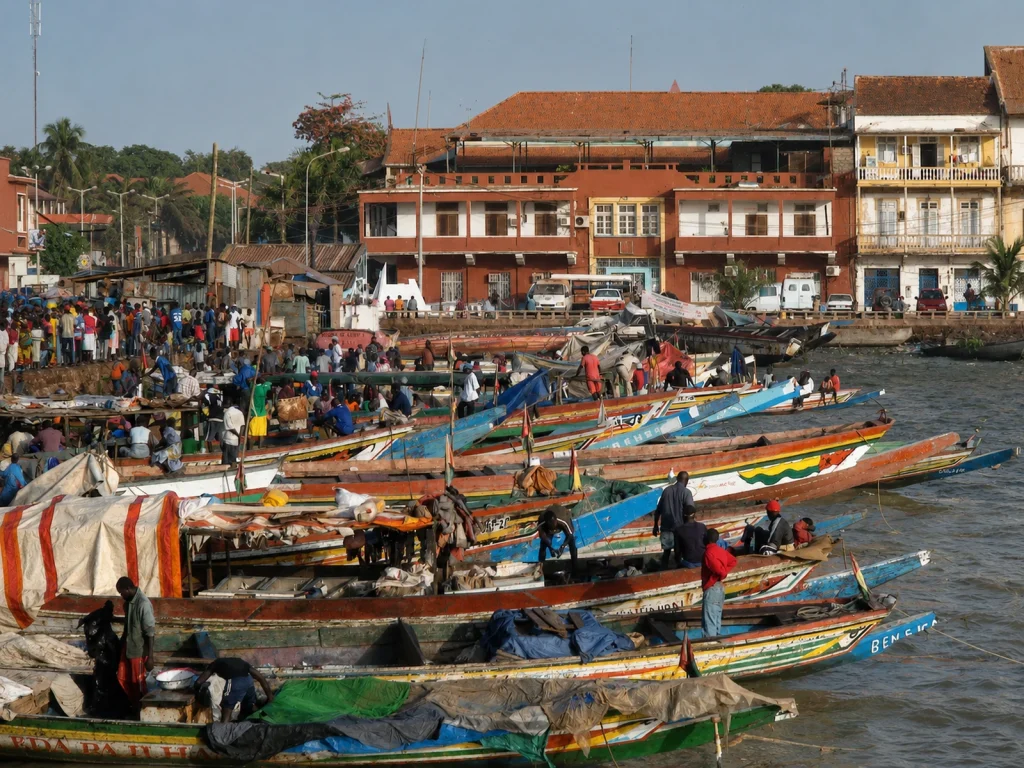 Paysage côtier représentatif de la Guinée-Bissau