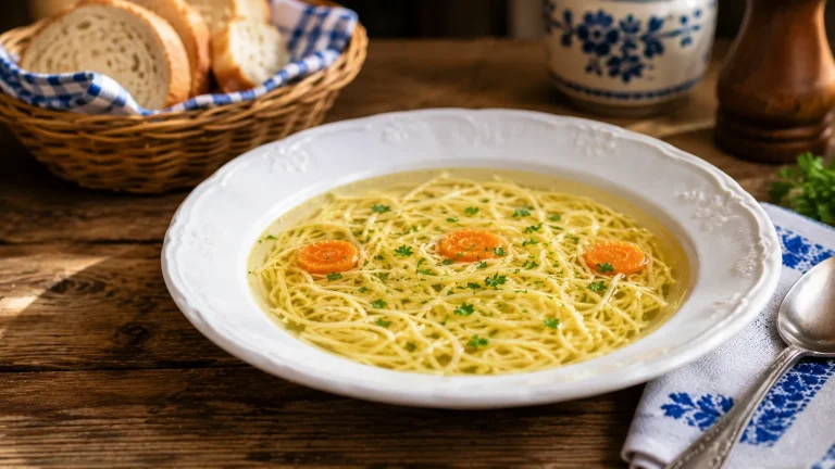 Soupe croate de bœuf aux vermicelles