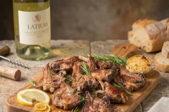 Petites côtelettes d’agneau grillées au romarin