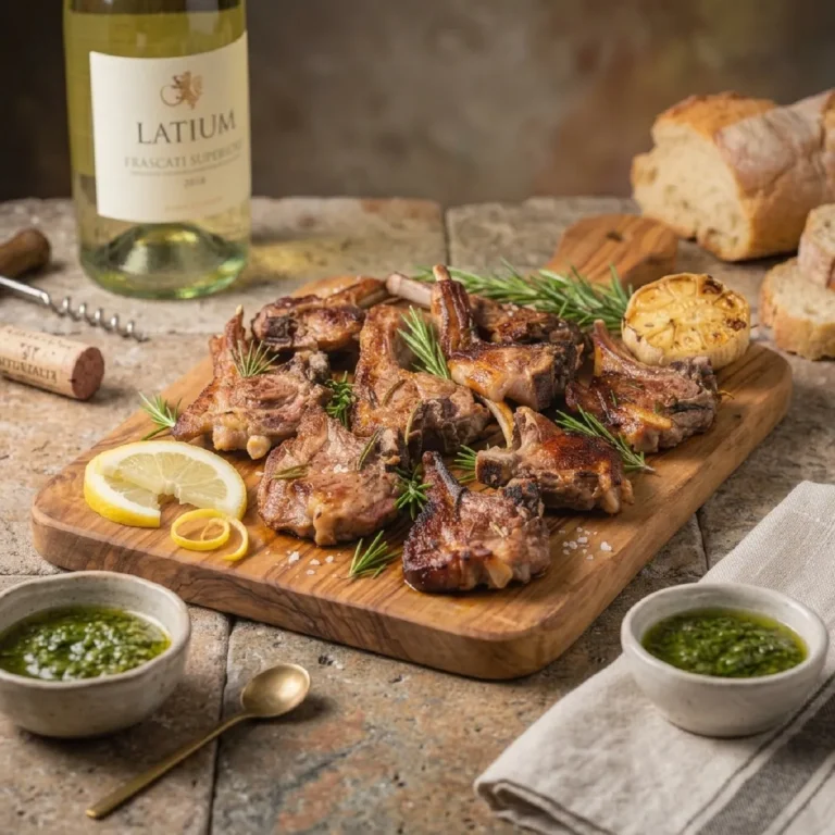 Petites côtelettes d’agneau grillées au romarin