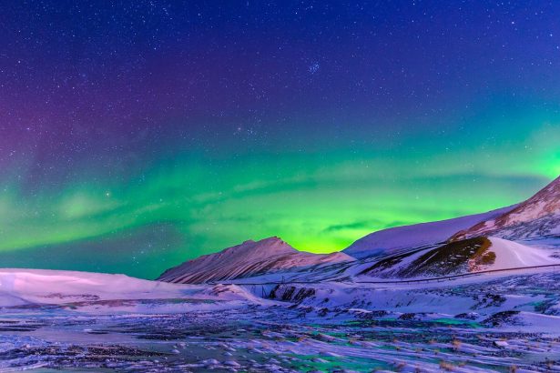 Voyage arctique pendant la nuit polaire