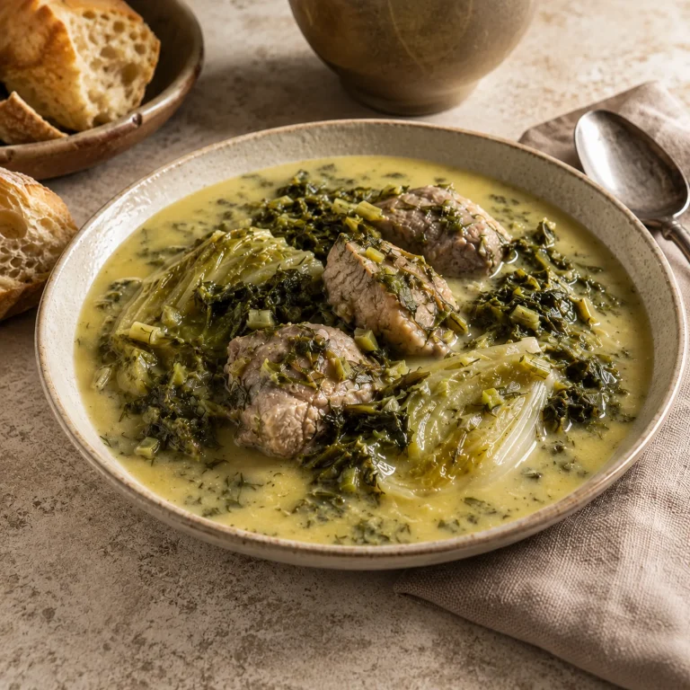Arnaki fricassea: agnello greco all’avgolemono