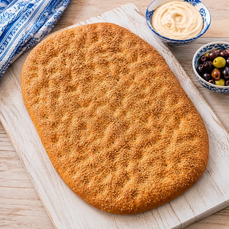 Lagana greca: focaccia quaresimale al sesamo