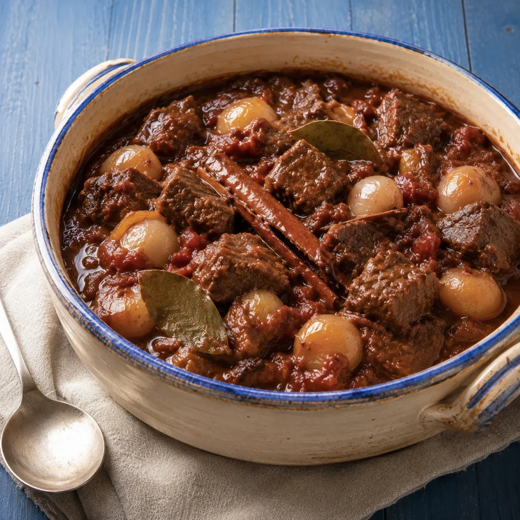 Stifado greco di manzo