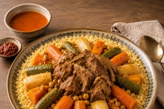 Algerijnse couscous met lamsvlees