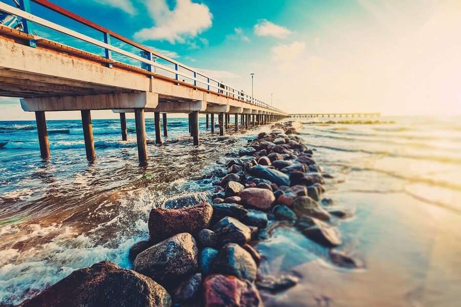 Palanga aan de Litouwse Oostzeekust