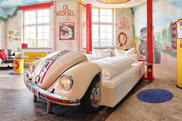 Bijzondere themakamer als algemene illustratie bij een overzicht van 25 opvallende hotels en overnachtingen