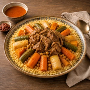 Алжирский кускус с бараниной