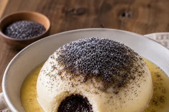 Germknödel presečen do punjenja od šljiva