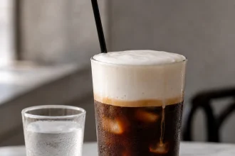 Freddo kapućino u visokoj čaši