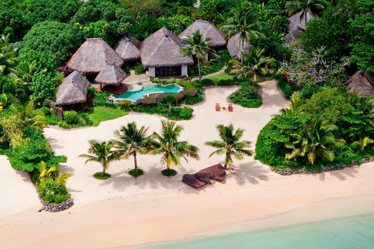 Laucala island in Fiji