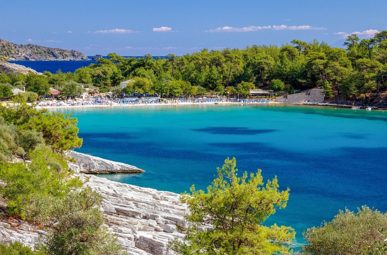 Isla de Tasos - Bosque flotante