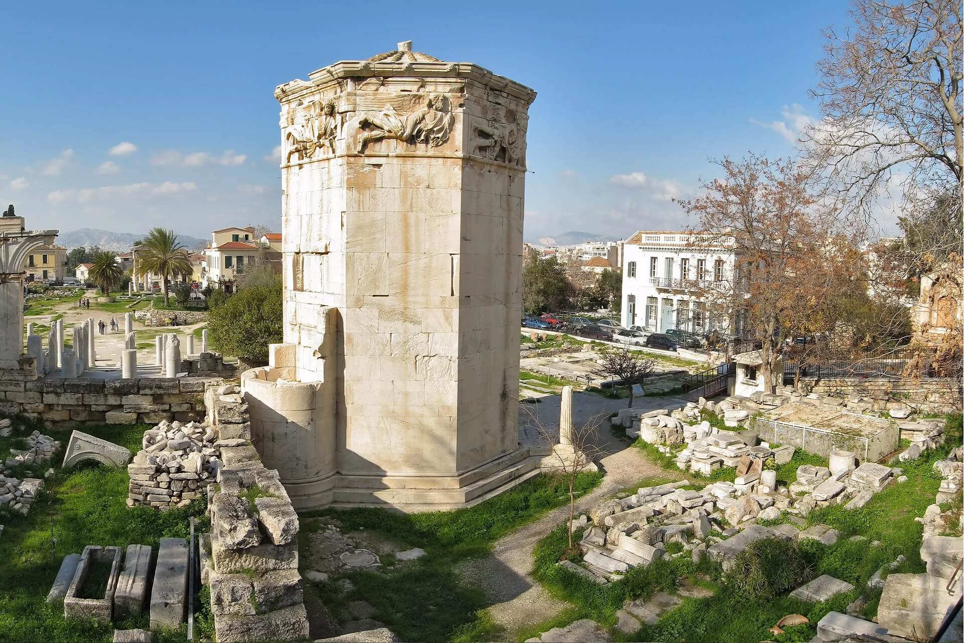 Der Turm der Winde in Athen