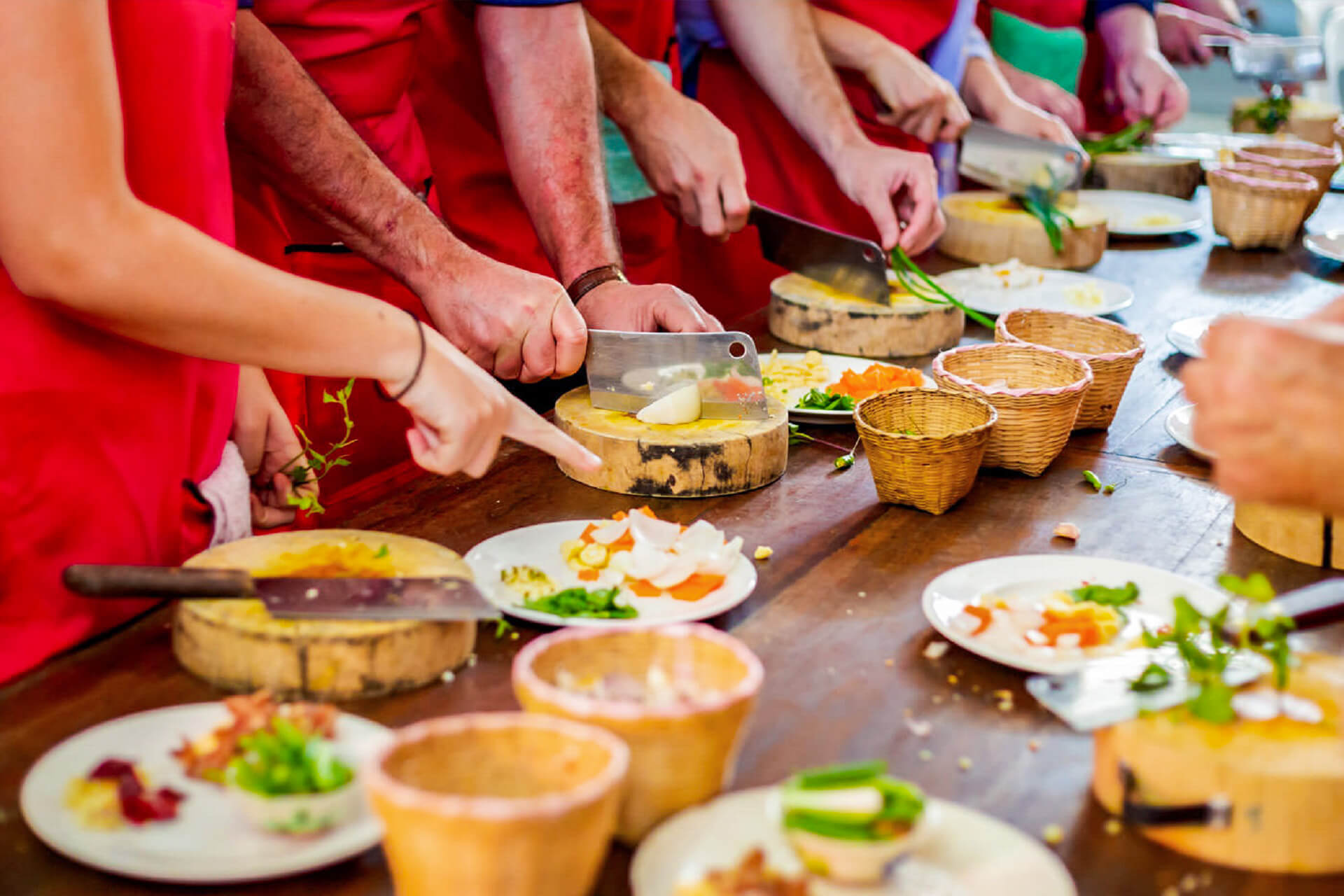 Curso de cocina en Francia