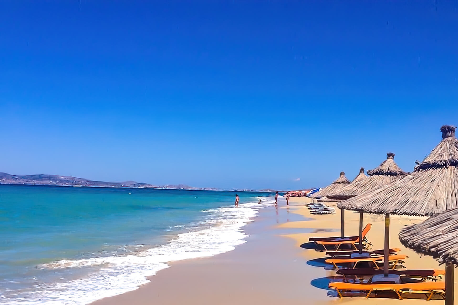 Plaža Naxos Agia Anna - FKK prijazna plaža v slikoviti vasici