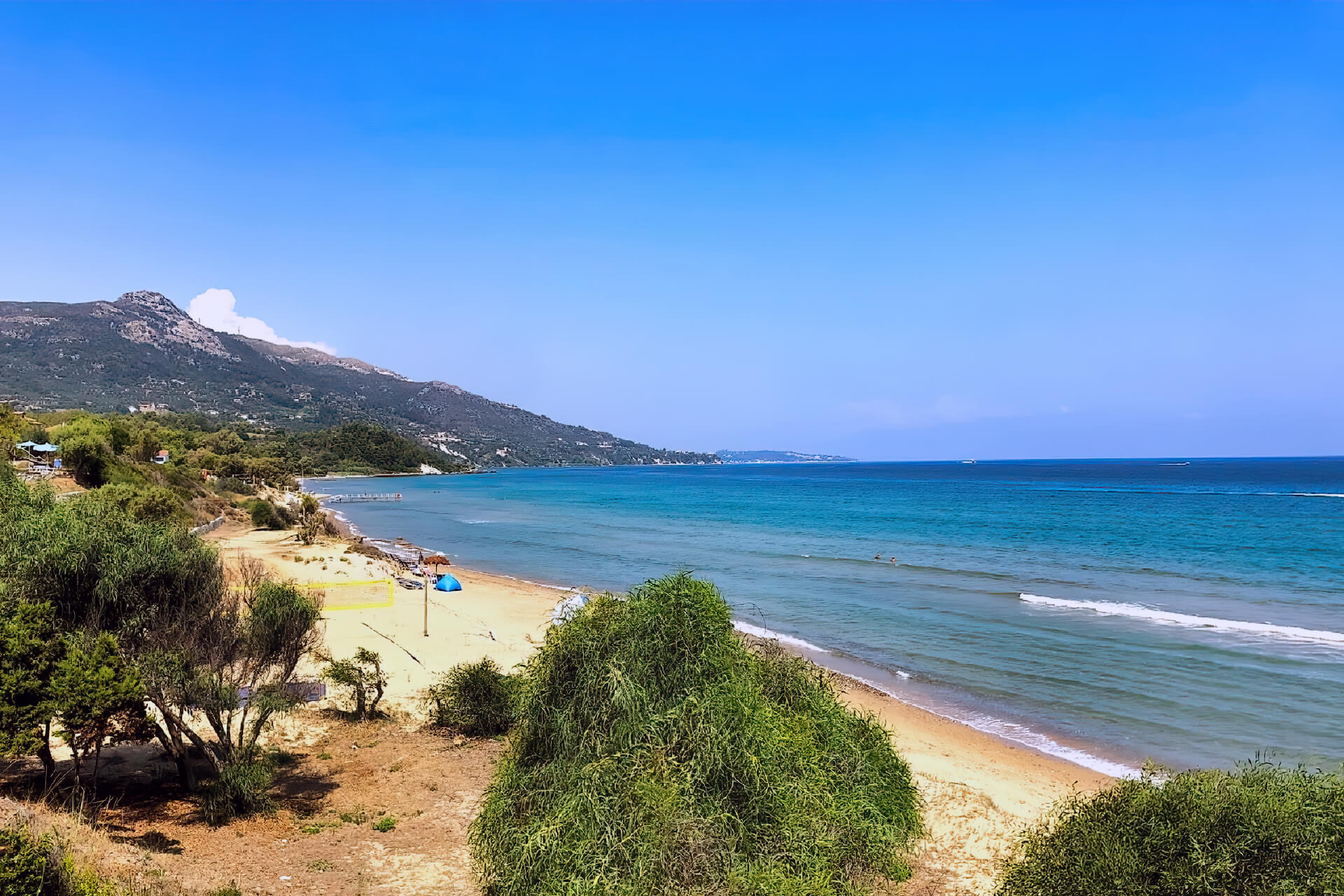 Plaža Zakynthos Vassilikos - mirno zatočišče FKK