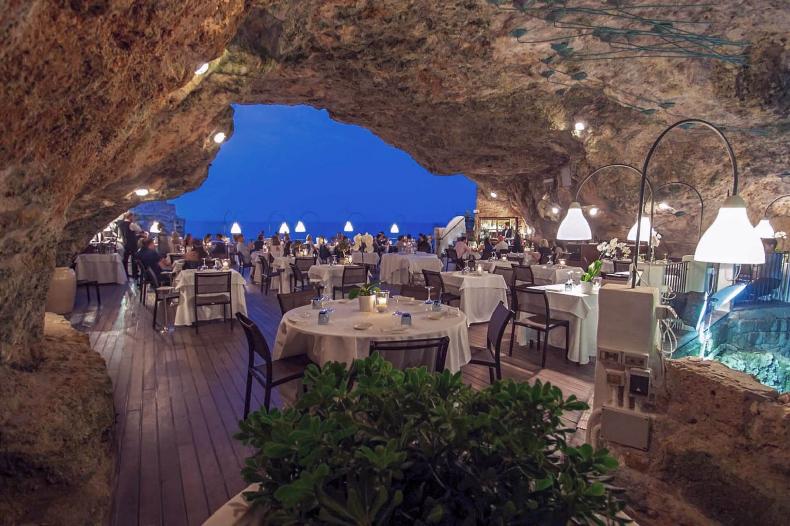 独特自然环境中的目的地餐厅
