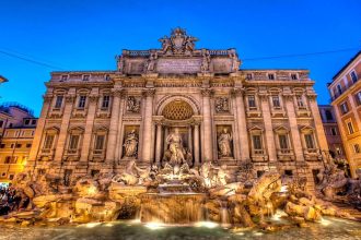 罗马特莱维喷泉主题图片